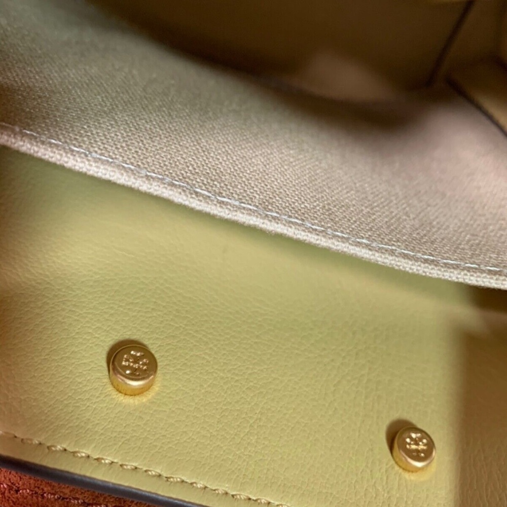 NEW Tory Burch Lee Radziwill Rivulet Blue Leather Petite Double Bag/Shoulder Bag - Picture 9 of 15